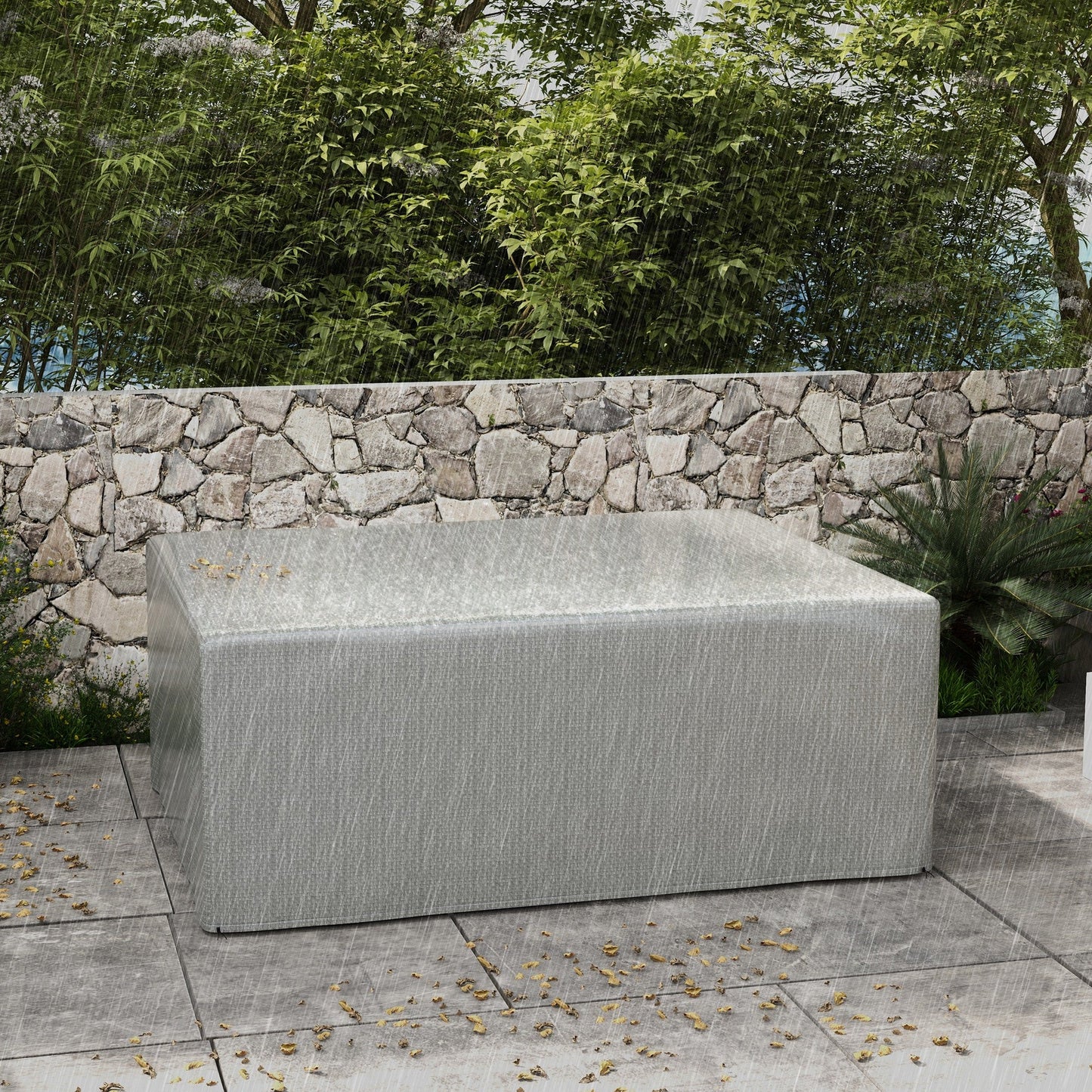 Garden Furniture Cover, Waterproof Anti-UV Large Protective Patio Set Covers, 235 x 190 x 90cm, Grey