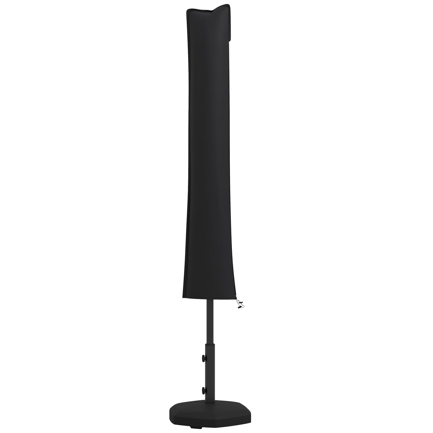 Parasol Cover, Cantilever Umbrella Cover, Banana Umbrella Cover with Zipper for Outdoor Garden, Patio, Black