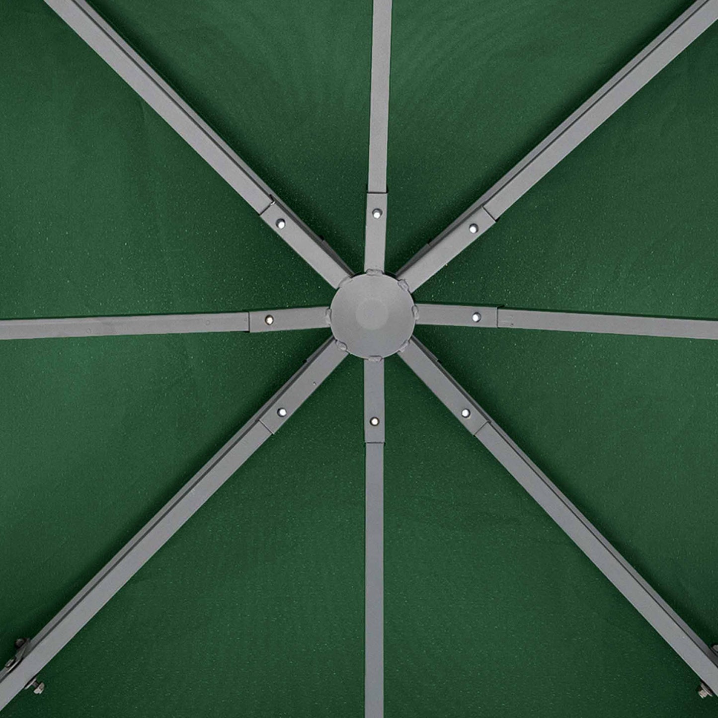 3 x 3(m) Gazebo Canopy Roof Top Replacement Cover Spare Part Dark Green (TOP COVER ONLY)