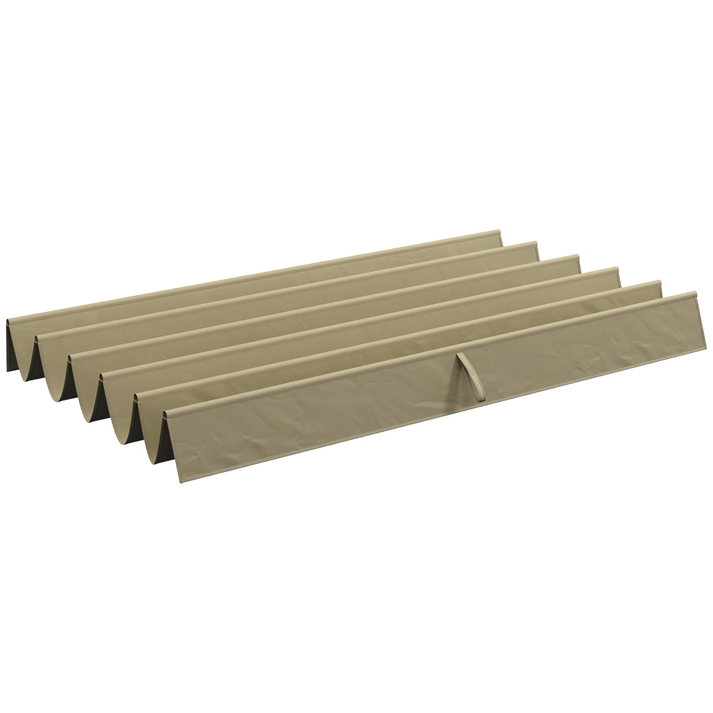 Retractable Pergola Shade Cover, Replacement Canopy Fabric for 3 x 3 (m) Pergola, Gazebo Retractable Roof, Tan