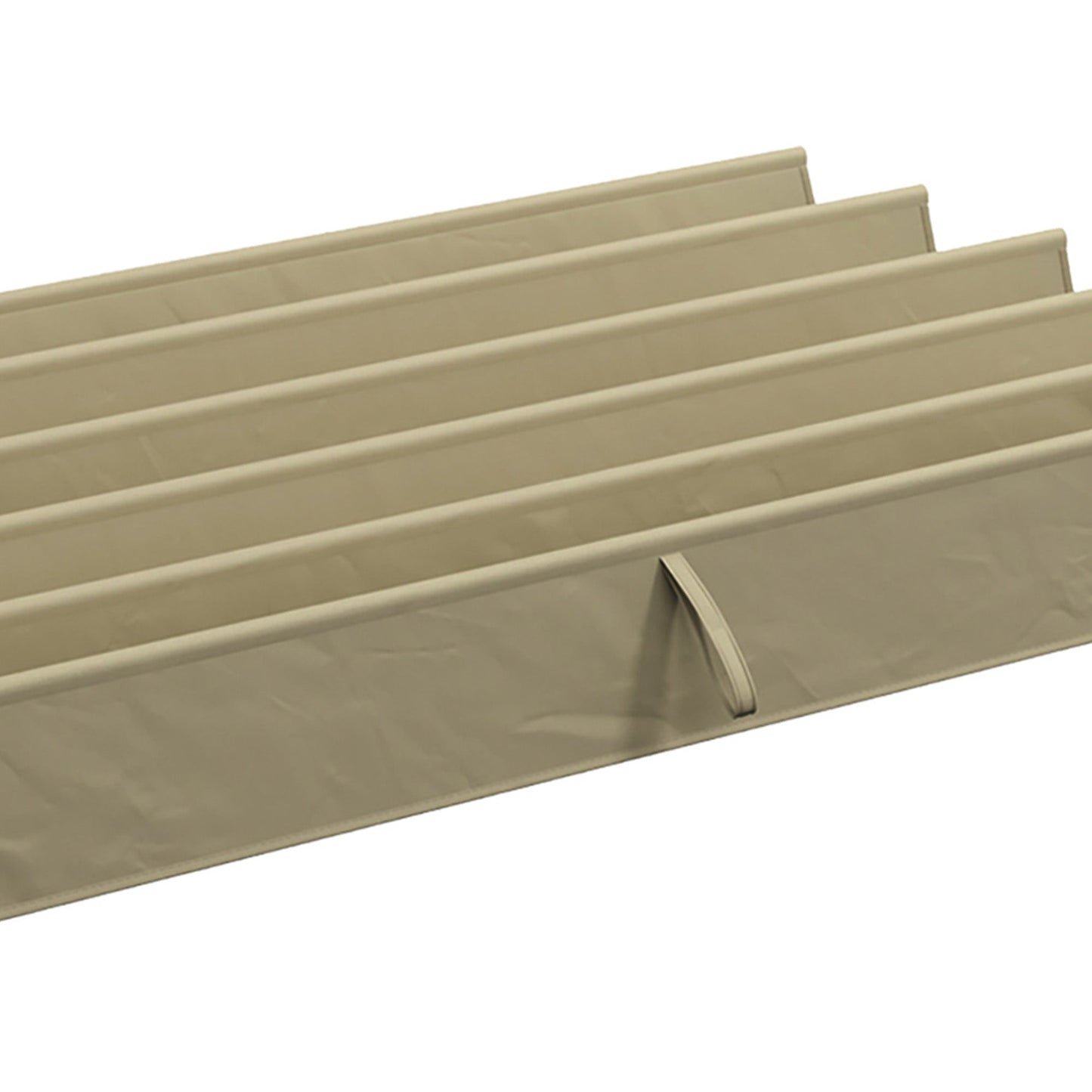 Retractable Pergola Shade Cover, Replacement Canopy Fabric for 3 x 3 (m) Pergola, Gazebo Retractable Roof, Tan