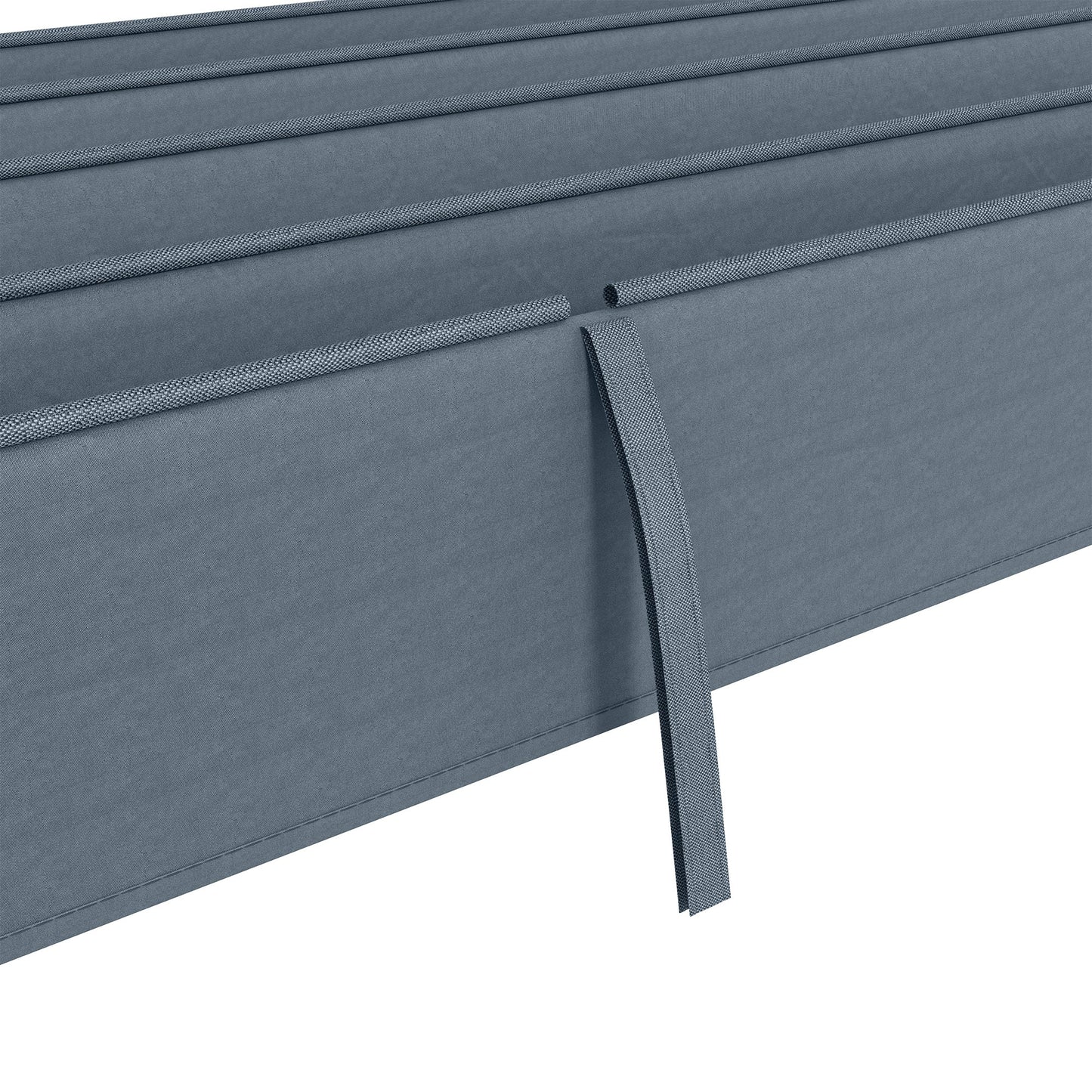 Retractable Pergola Roof, Sun Shade Cover, UV30+ Protected Replacement Canopy Fabric for 2.85 x 2m Pergola, Dark Grey