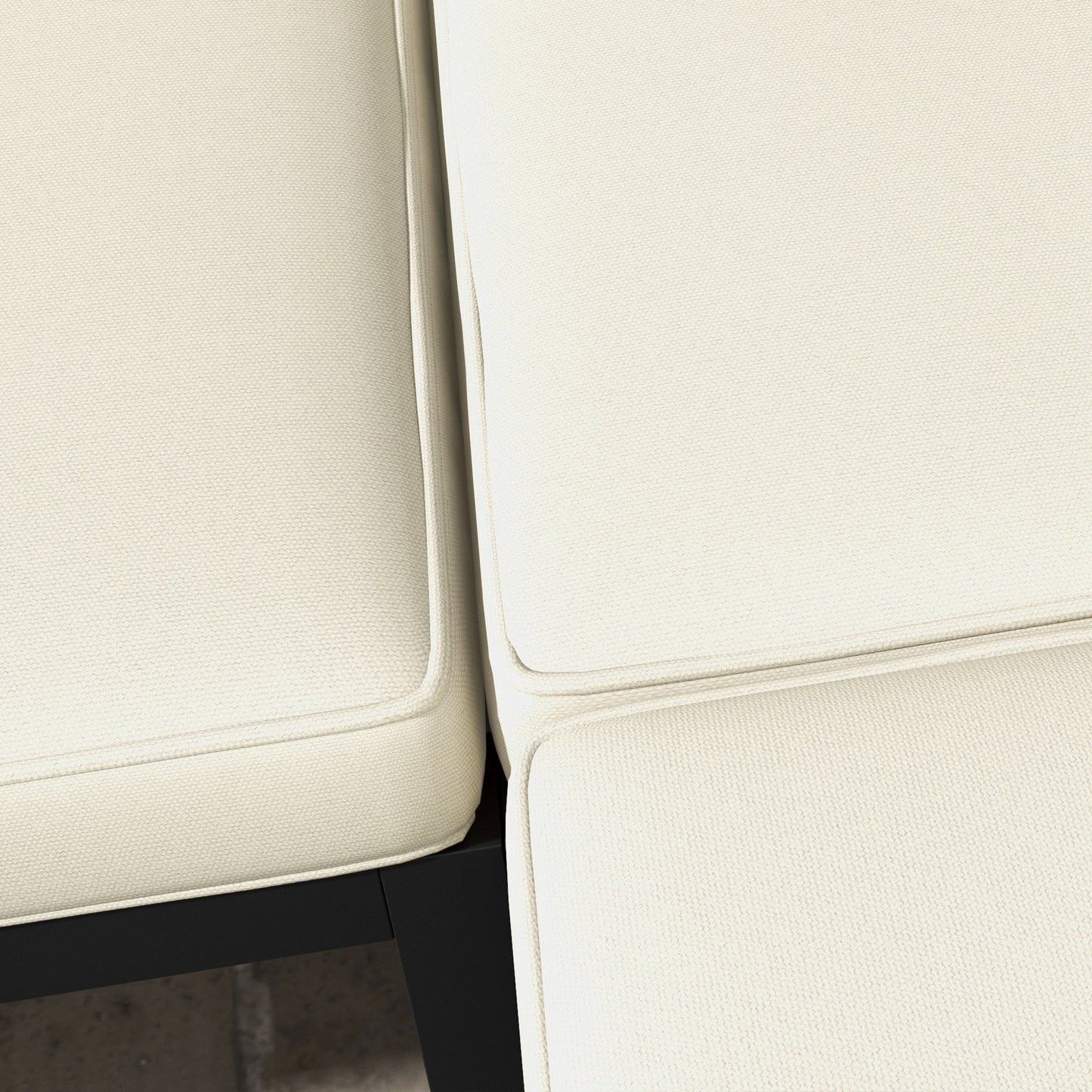 Replacement Cushions for Rattan Furniture, 14 Piece Outdoor Seat Cushion Pad for Patio Conversation Set, 7 Seat Cushions and 7 Back Cushions, Cream White