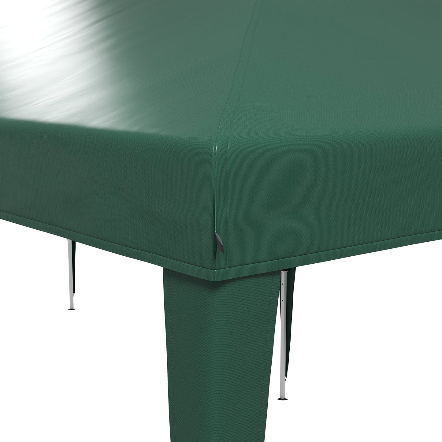 Pop Up Gazebo 3 x 6m, Foldable Canopy Tent, Height Adjustable Wedding Awning Canopy w/ Carrying Bag, Green
