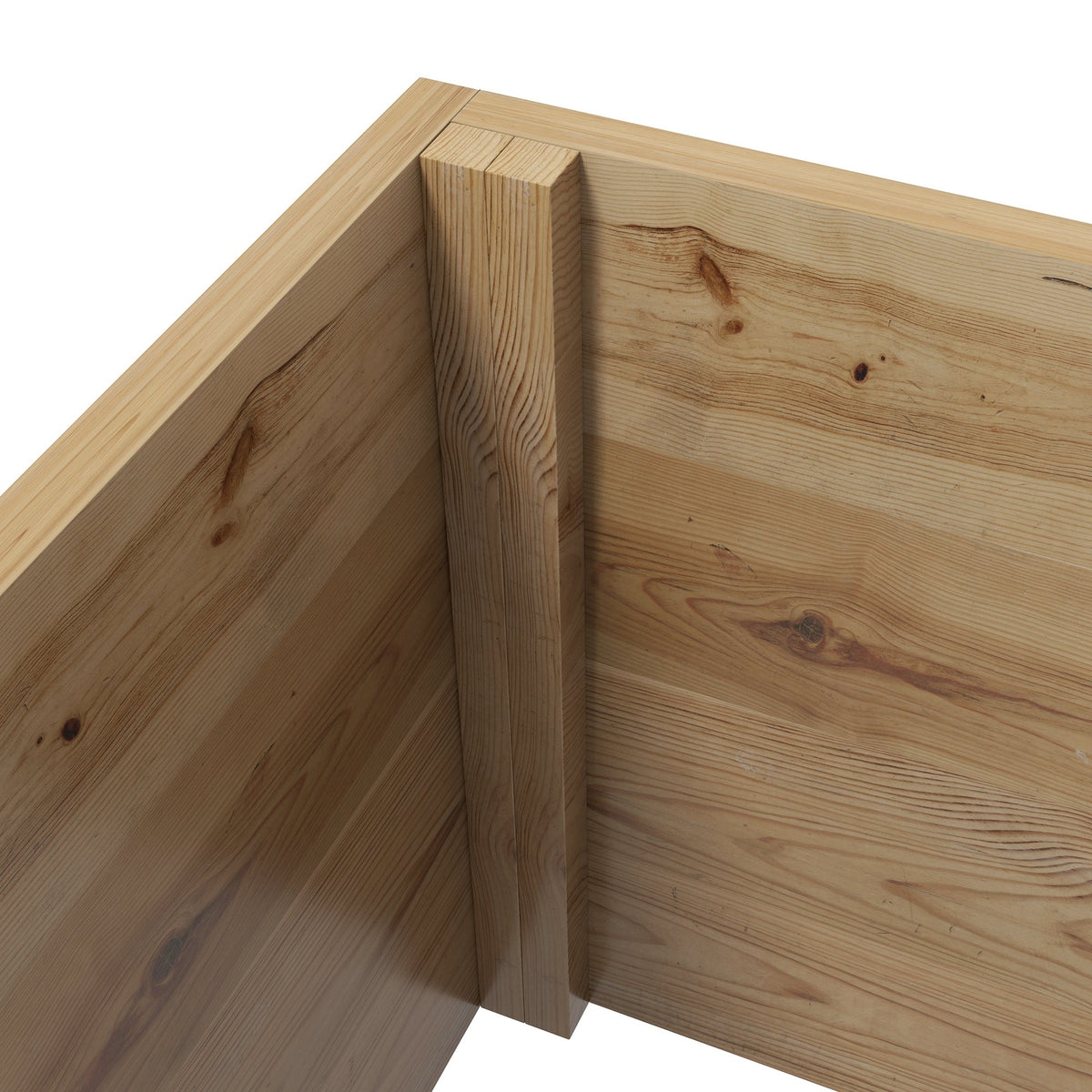 Wood Planter with Trellis, Raised Garden Bed Privacy Screen Planter Box to Grow Vegetables, Herbs and Flowers for Garden, Patio, Deck, Natural