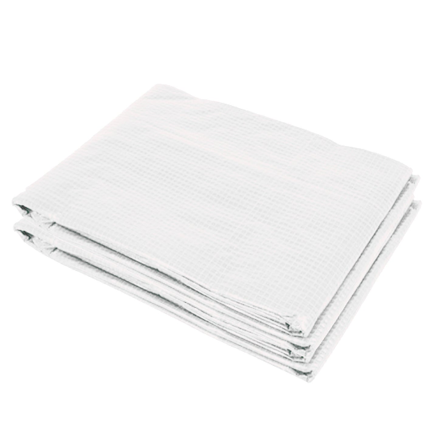 6 x 3 x 2m Greenhouse Replacement Cover ONLY Winter Garden Plant PE Cover for Tunnel Walk-in Greenhouse with Roll-up Windows Door Outdoor, White