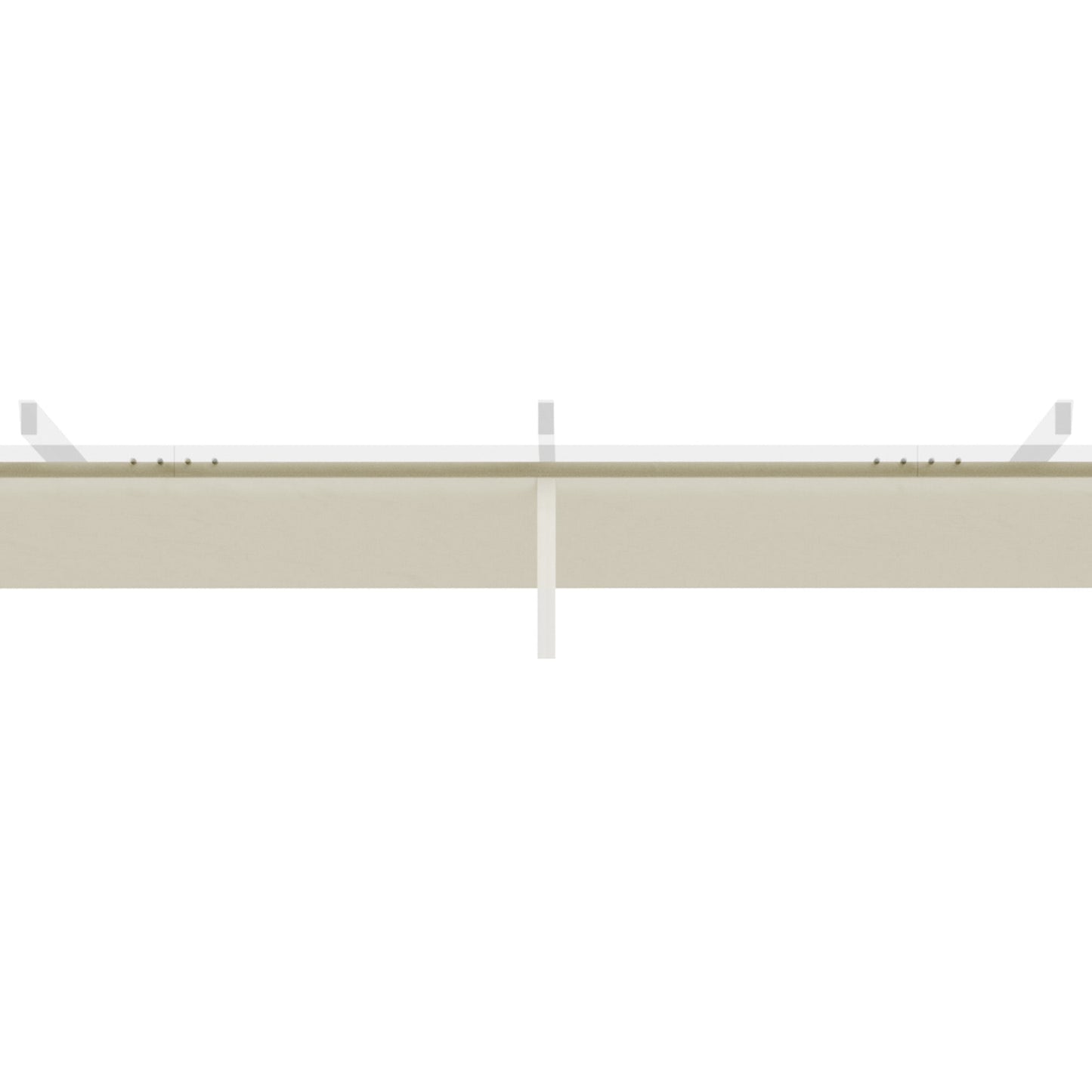 Retractable Pergola Shade Cover, Replacement Canopy Fabric for 4 x 3 (m) Pergola, Gazebo Retractable Roof, Cream White