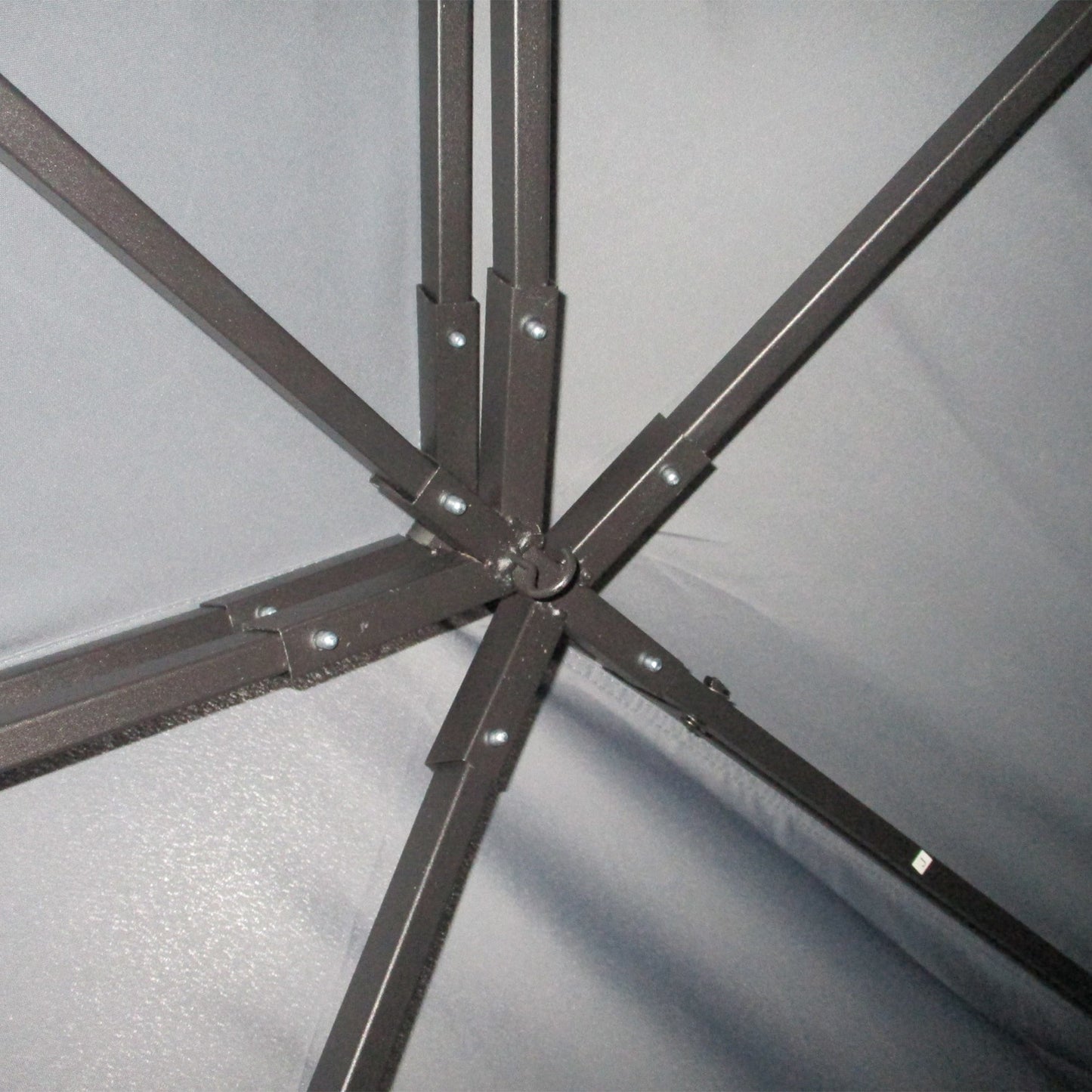 3 x 4m Aluminium Garden Gazebo, Marquee Canopy Shelter Pavilion Party Tent with Nets and Curtains for Garden and Deck, Dark Grey