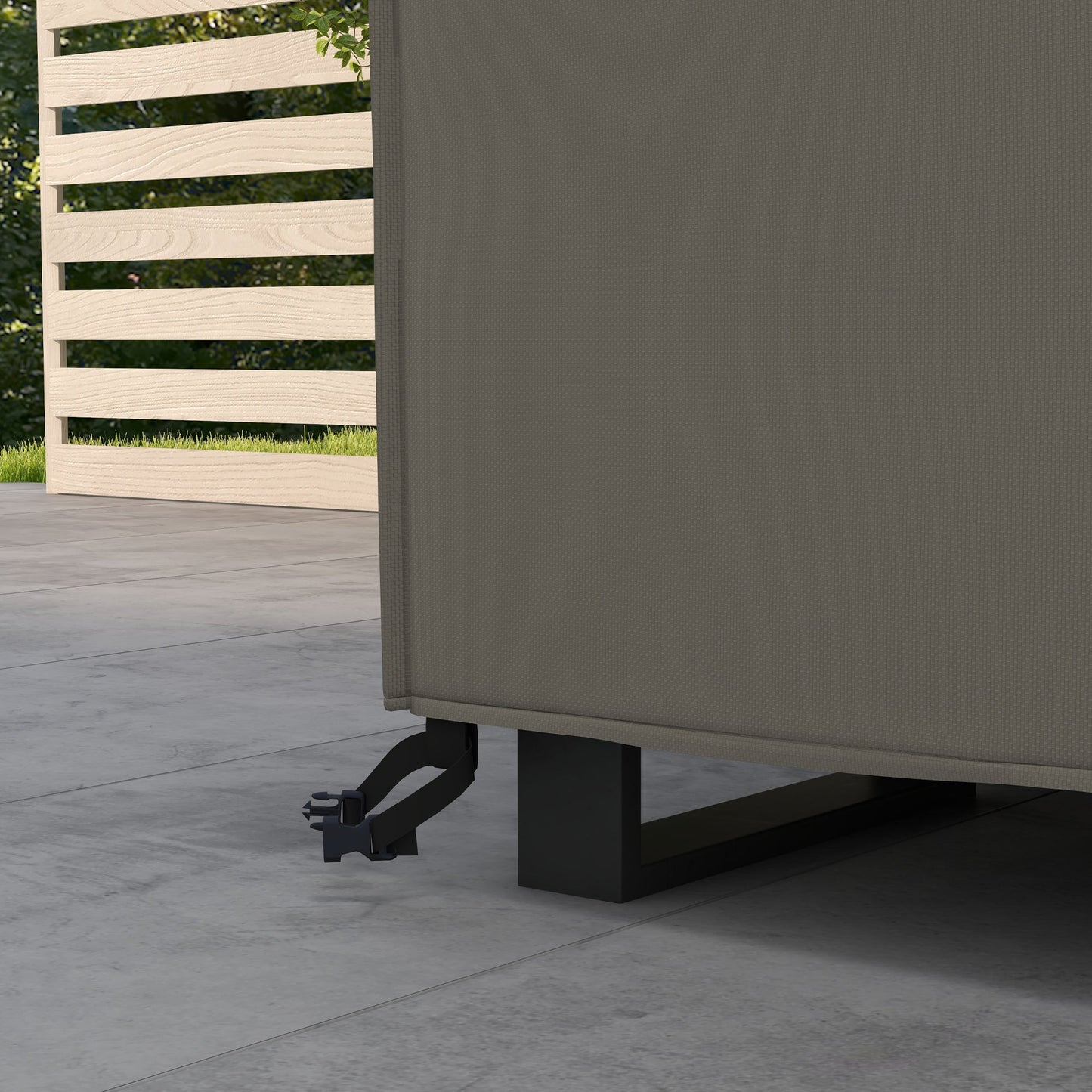 Large Patio Garden Furniture Set Cover 600D Oxford Square Waterproof, 230 x 230 x 70 cm, Grey
