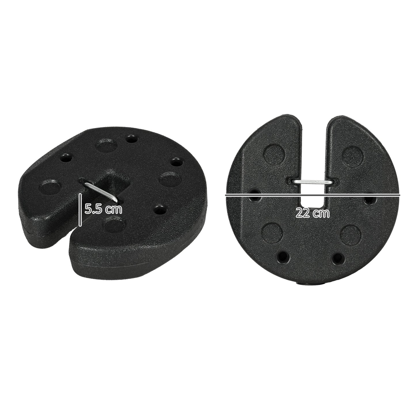 Gazebo Weights Set of 4, 12KG Weights for Gazebo Legs with Reinforce Pins and Carry Belt, for Gazebos Shelters Marquees Tents