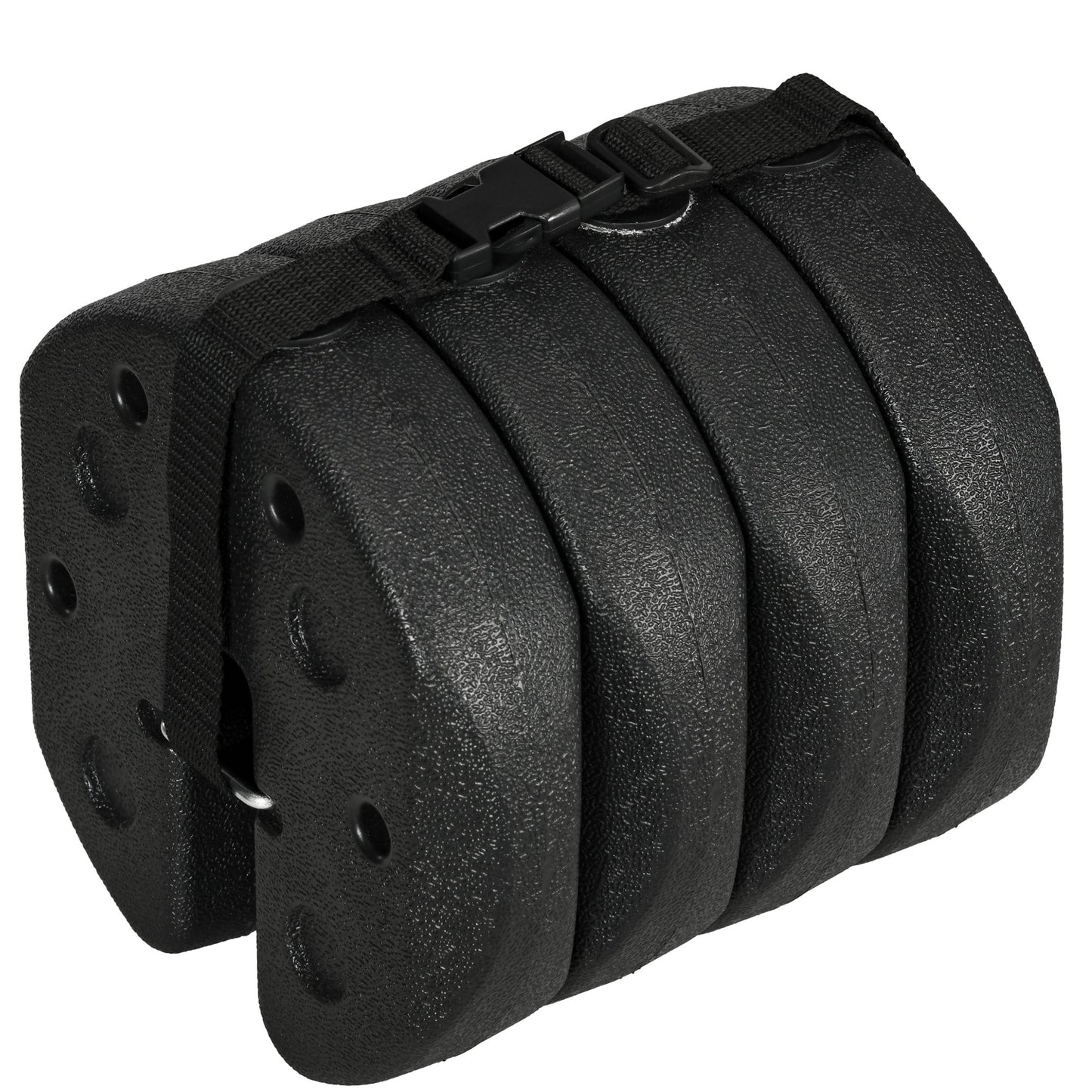 Gazebo Weights Set of 4, 12KG Weights for Gazebo Legs with Reinforce Pins and Carry Belt, for Gazebos Shelters Marquees Tents