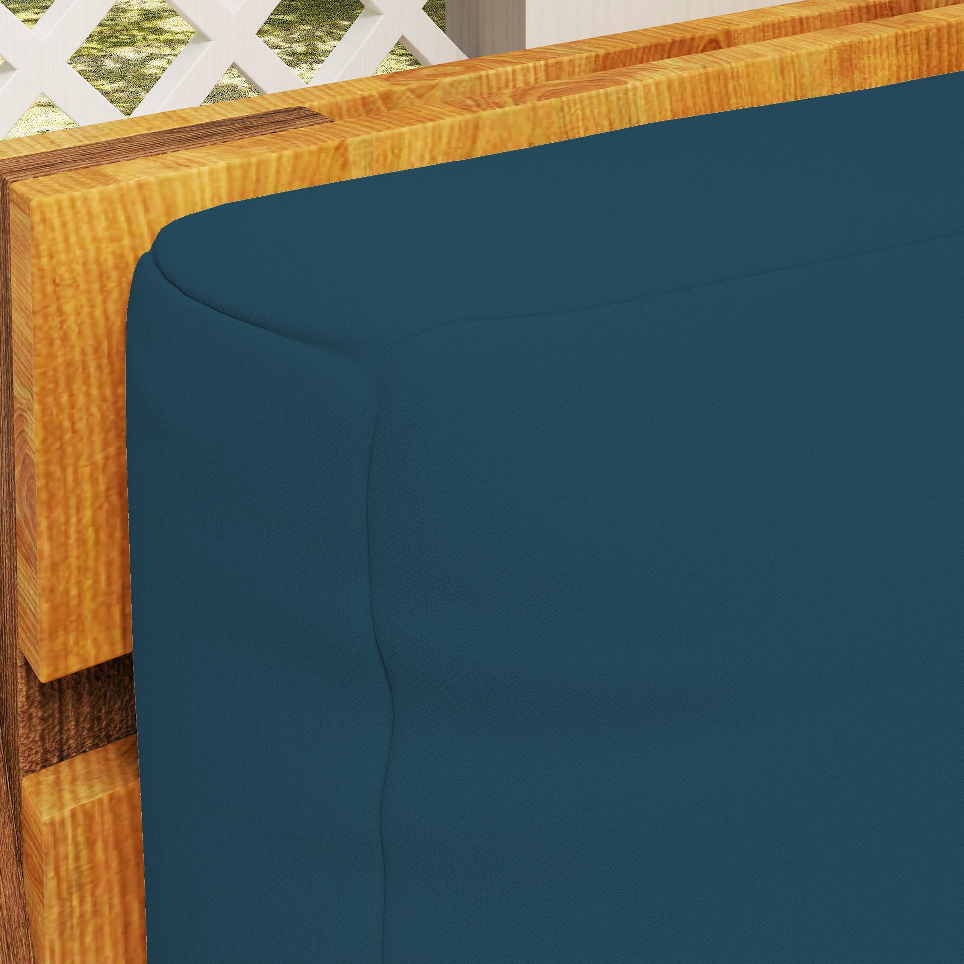 2 Seater Pallet Furniture Cushions Pallet Cushions, UPF20+ 220gsm Fabric, 20 cm Thick Outdoor Seat Pads, Navy Blue