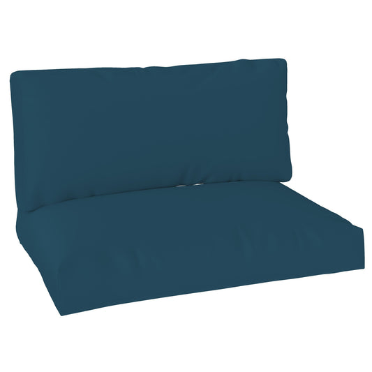 2 Seater Pallet Furniture Cushions Pallet Cushions, UPF20+ 220gsm Fabric, 20 cm Thick Outdoor Seat Pads, Navy Blue