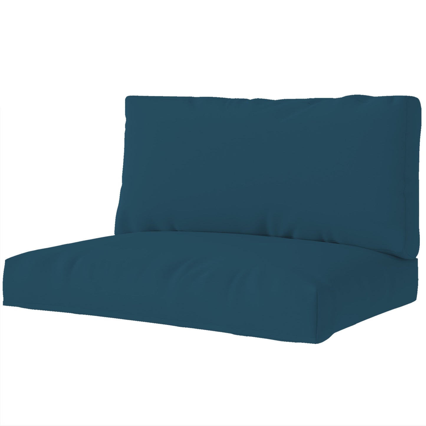 2 Seater Pallet Furniture Cushions Pallet Cushions, UPF20+ 220gsm Fabric, 20 cm Thick Outdoor Seat Pads, Navy Blue