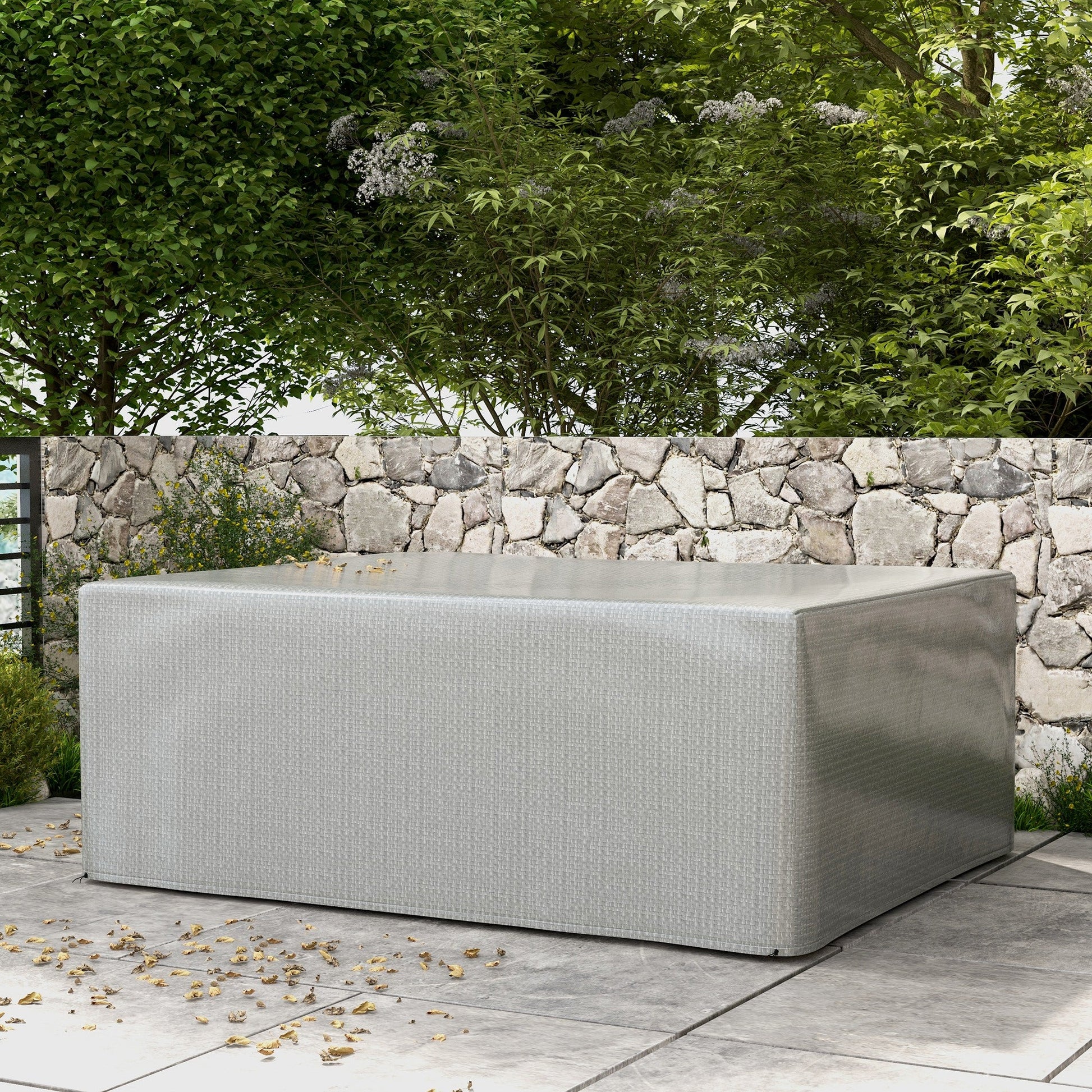 Garden Furniture Cover, Waterproof Anti-UV Large Protective Patio Set Covers, 235 x 190 x 90cm, Grey