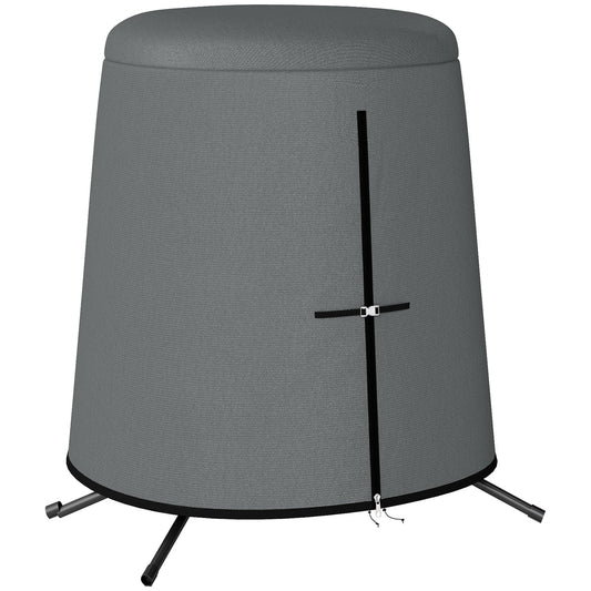Hanging Egg Chair Cover, Outdoor Single Swing Chair Cover, Waterproof Anti-dust Furniture Protector with Zipper, 300D Oxford Fabric for 200 x 230 cm Stand, Grey