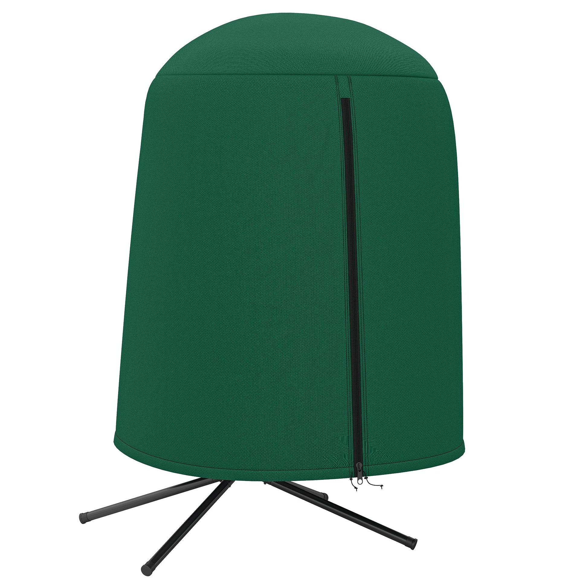 Hanging Egg Chair Cover, Outdoor Single Swing Chair Cover, Waterproof Anti-dust Furniture Protector with Zipper, 420D Oxford Fabric for Φ128 x 190H cm Stand, Green