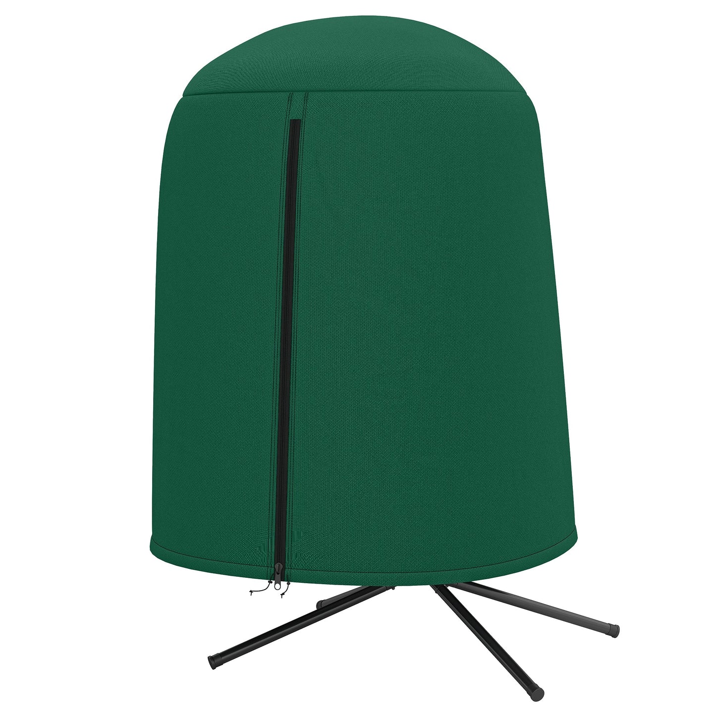 Hanging Egg Chair Cover, Outdoor Single Swing Chair Cover, Waterproof Anti-dust Furniture Protector with Zipper, 420D Oxford Fabric for Φ128 x 190H cm Stand, Green