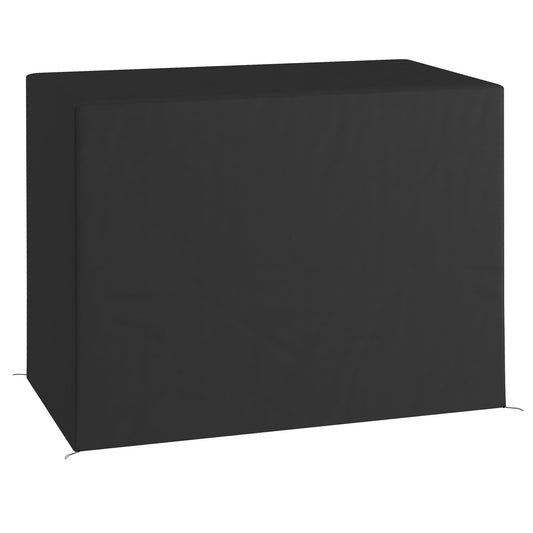 Oxford Patio 3-seater Swing Chair Cover Outdoor Garden Furniture Rain Protection Protector Waterproof Anti-UV, 240L x 133W x 185H cm, Dark Grey