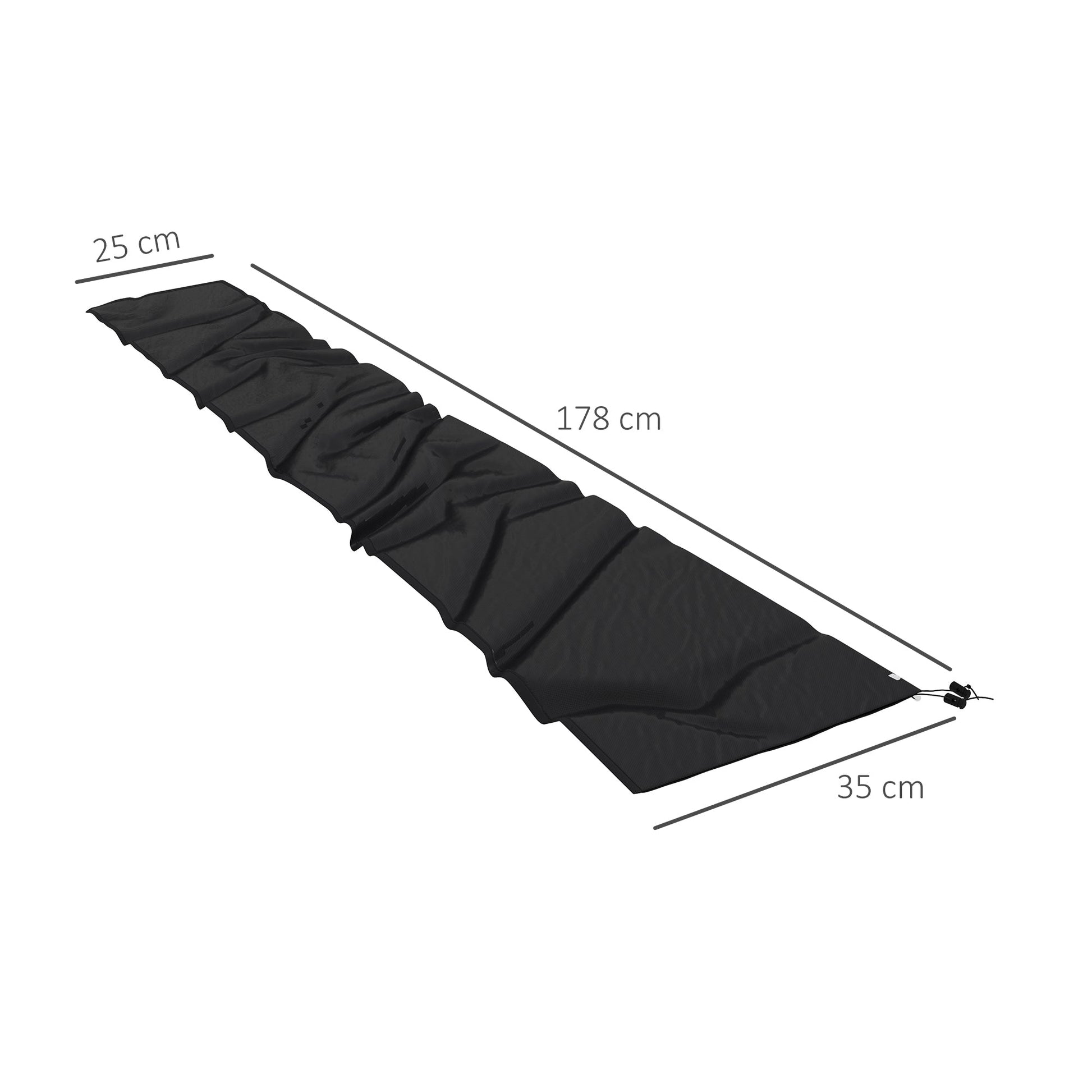 Parasol Cover, Cantilever Umbrella Cover, Banana Umbrella Cover with Zipper for Outdoor Garden, Patio, Black