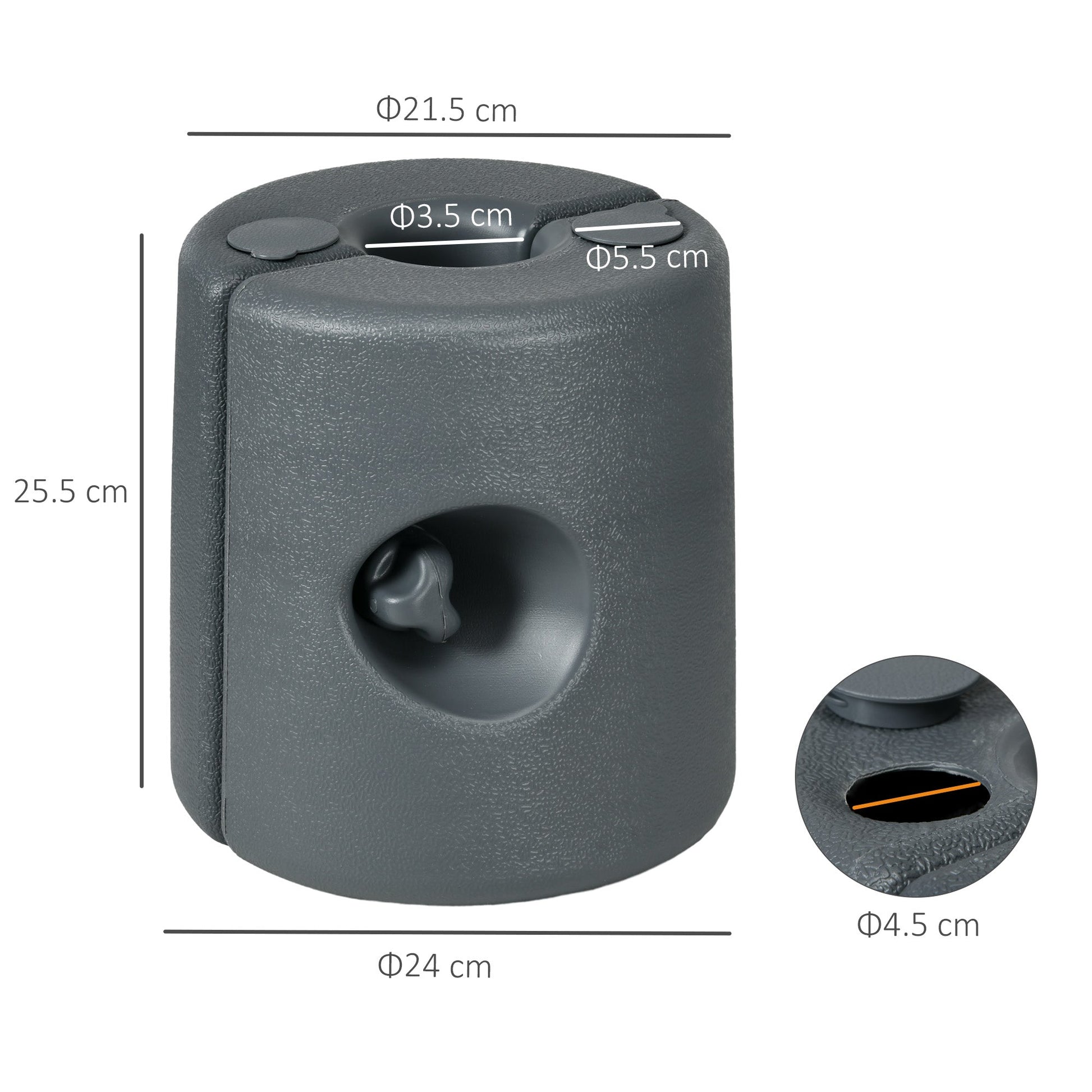 Gazebo Weights Set of 4 with Lock Design for Wind Resistance, 48KG Stably Secure Weights for Tent Gazebo Umbrella, Water or Sand Filled