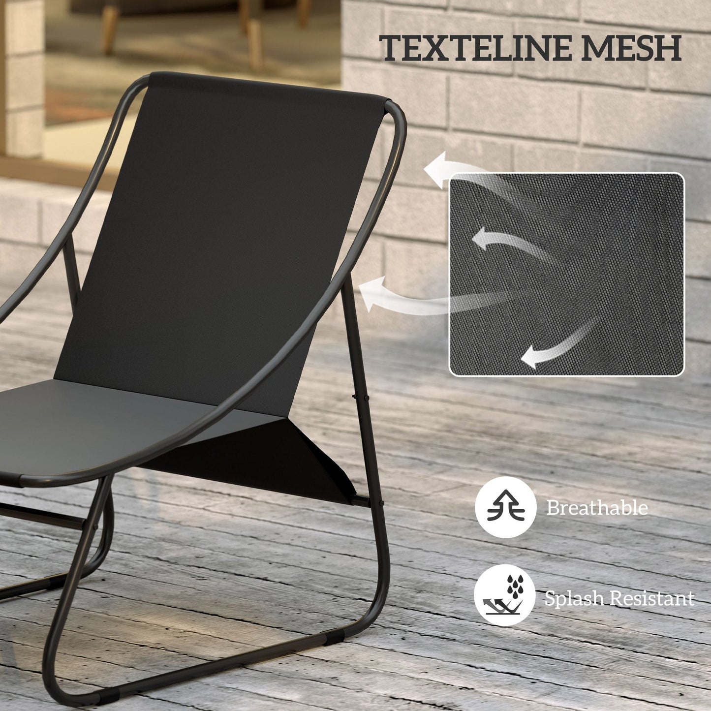 4 Seater Garden Furniture Set, Conversation Set with Loveseat Sofa, Chairs, Glass Coffee Table, Thick Cushions, Steel Outdoor Sofa for Balcony, Poolside, Conservatory, Light Grey