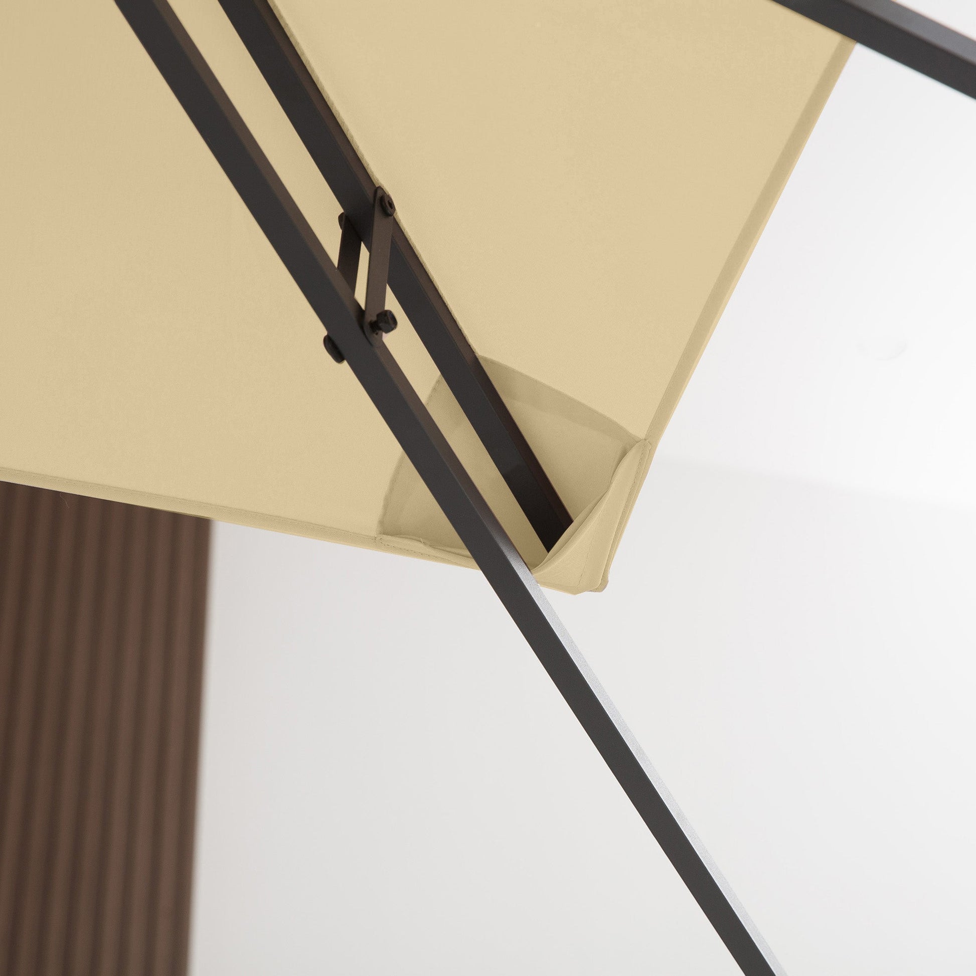 3x4m Gazebo Canopy Replacement Cover, 2 Tier Top Roof UV Cover Garden Patio Outdoor Sun Awning Shelters, Cream White  (TOP COVER ONLY)