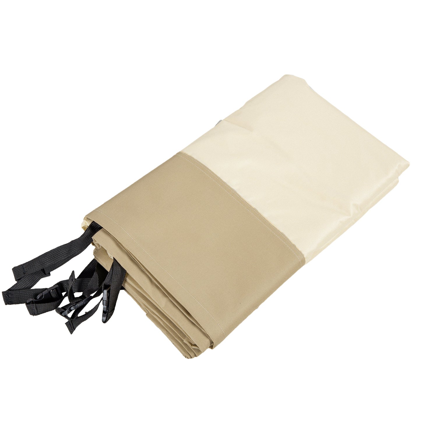 BBQ Cover for Rectangular Gas Grill, 300D Oxford Fabric Barbecue Covers, Waterproof UV Protection Rip-Proof, with Windproof Buckles, Beige, 188 x 71 x 125cm
