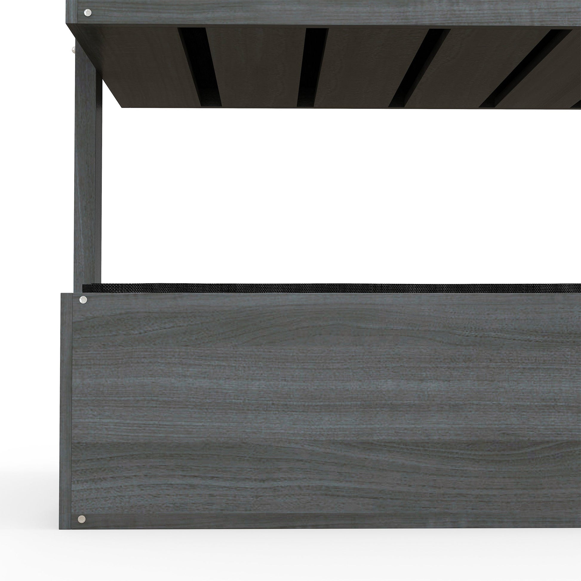 80cm x 45cm x 142cm 4-Tier Raised Garden Bed, Fir Wood Vertical Planter Box, Freestanding Elevated Plant Stand for Indoor Outdoor Use, Grey