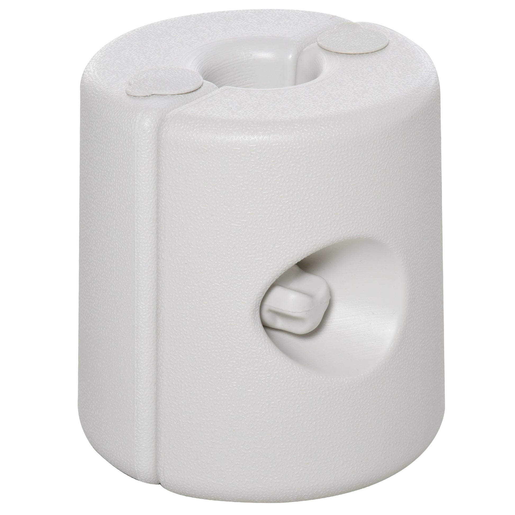 4 Pack 36 kg Gazebo Weights, Canopy Tent Weights with Rapid Clip, Gazebo Leg Weights Fill with Sand or Water, White