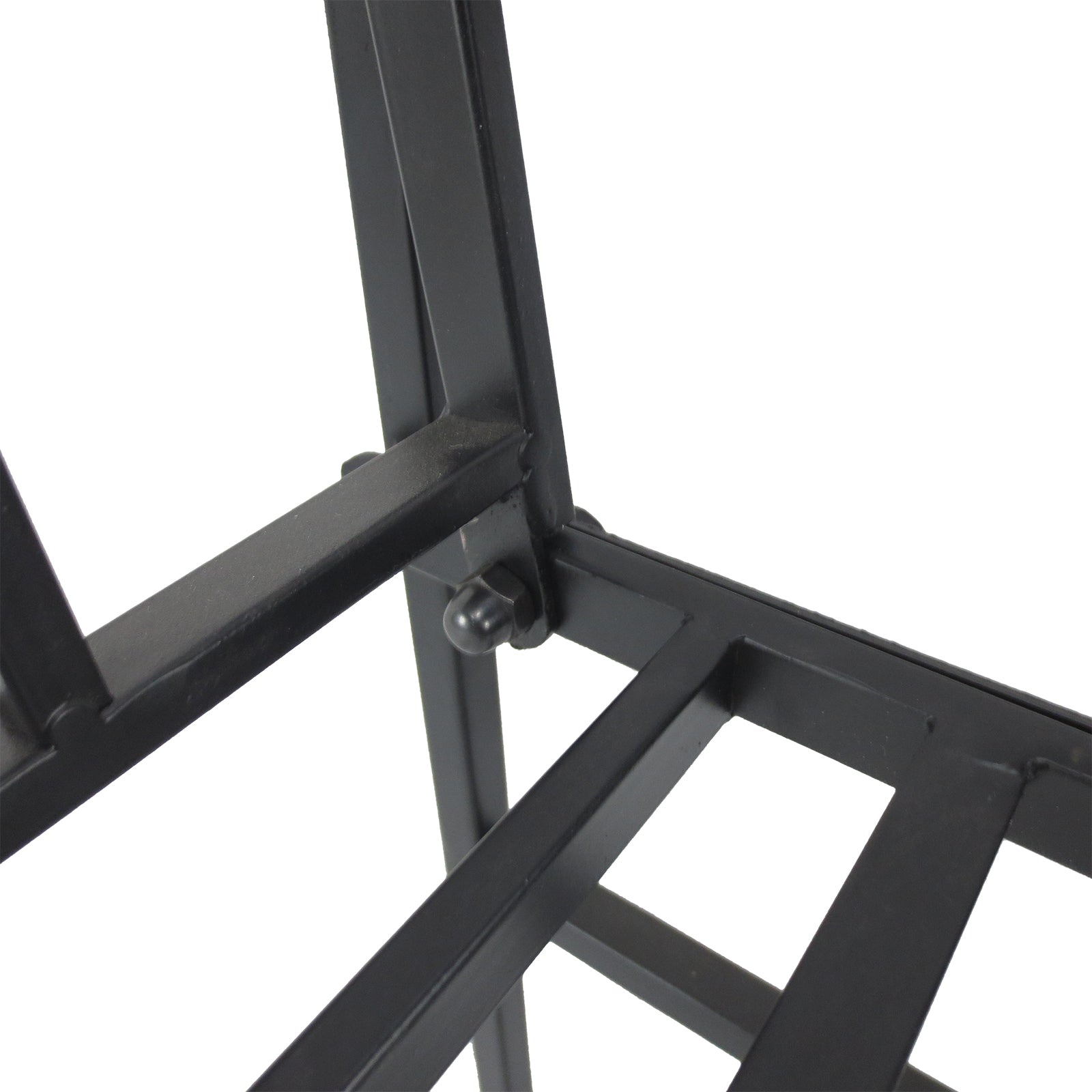 Garden Bench, 2 Seater Outdoor Patio Bench, Metal Garden Loveseat with Arch for Vines and Climbing Plants for Outdoor Space, Black