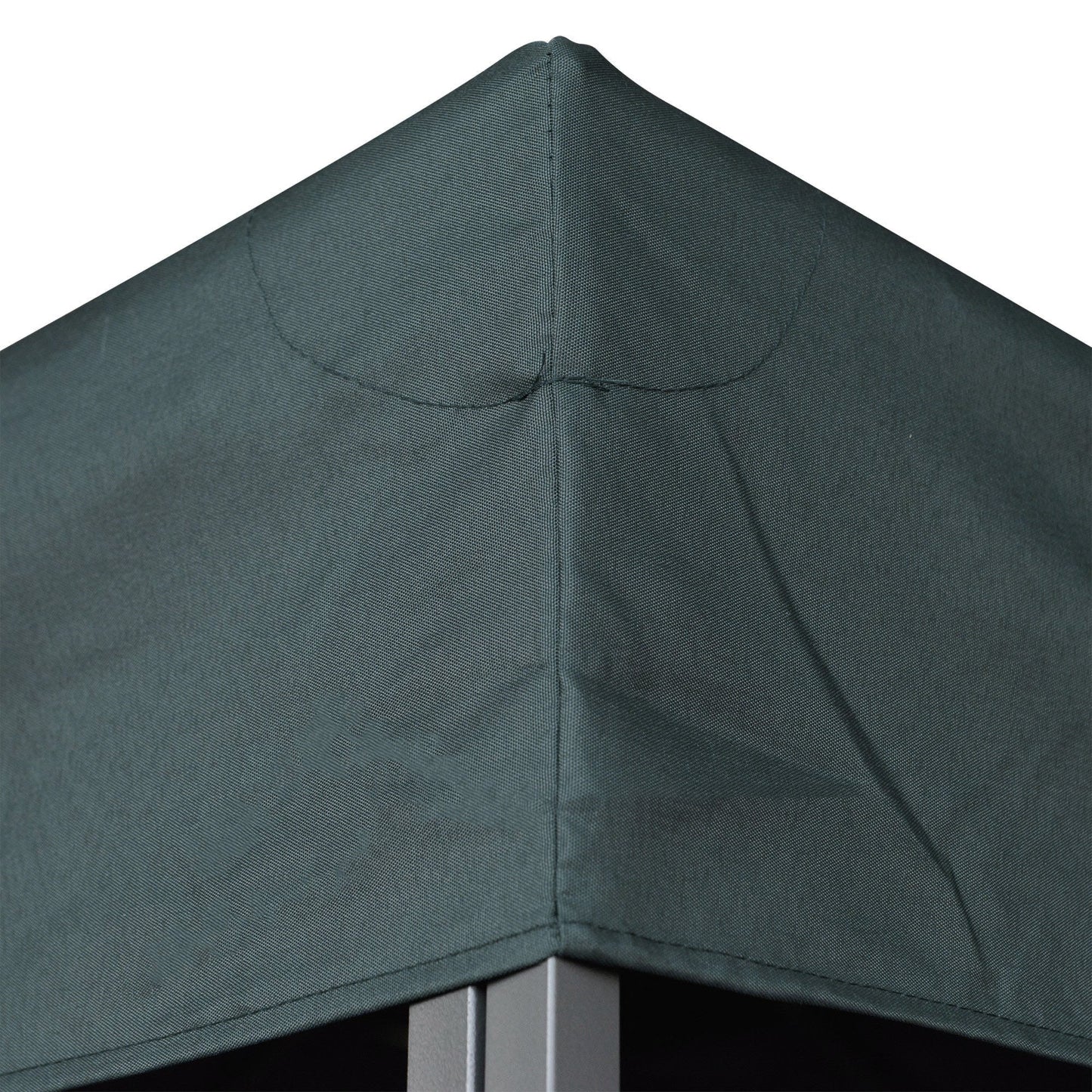 3 x 3(m) Gazebo Canopy Roof Top Replacement Cover Spare Part Charcoal Grey (TOP COVER ONLY)
