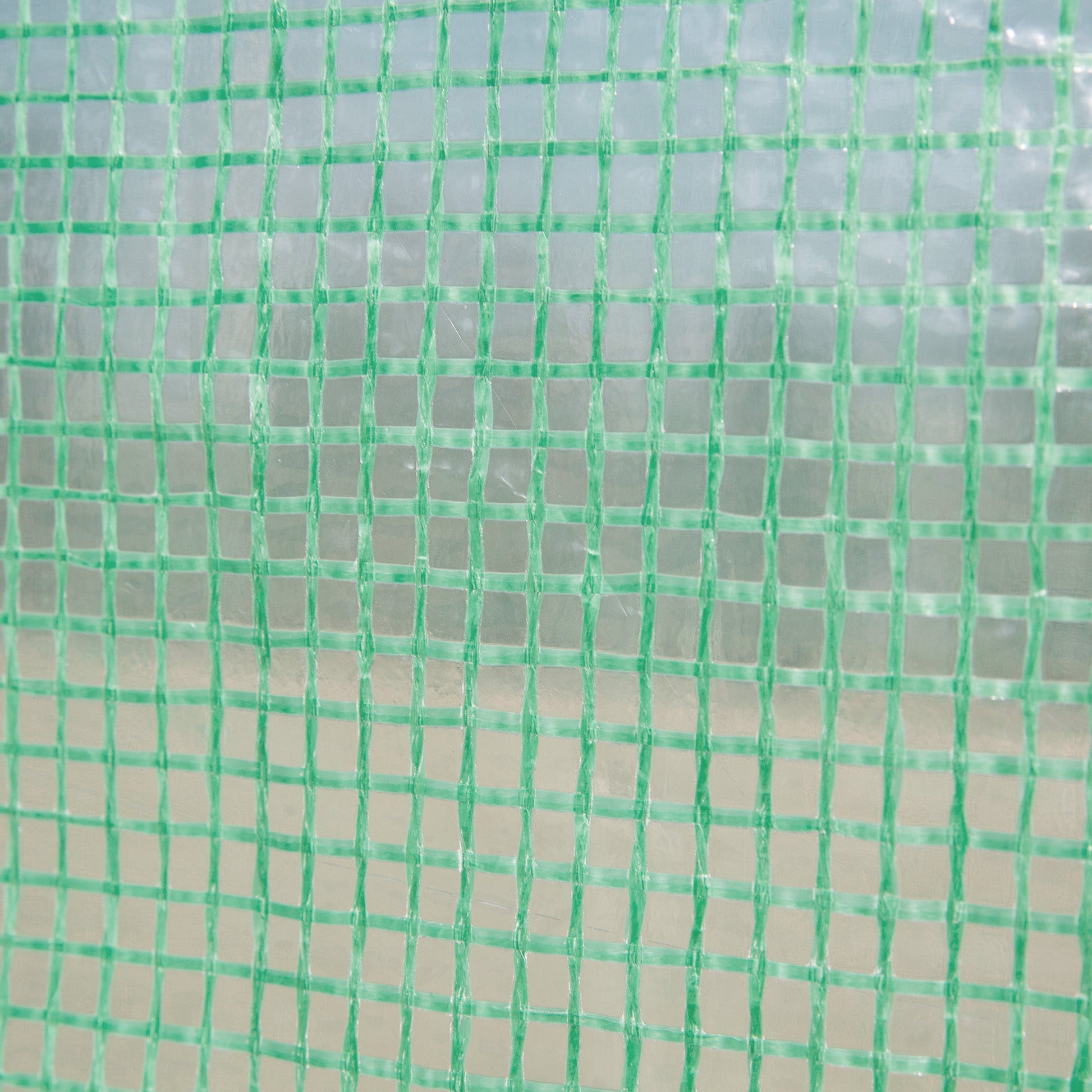 3 x 2 x 2m Polytunnel Greenhouse with Roll-up Sidewalls, Door and 6 Mesh Windows, Walk In Green House with UV-resistant PE Cover, Green