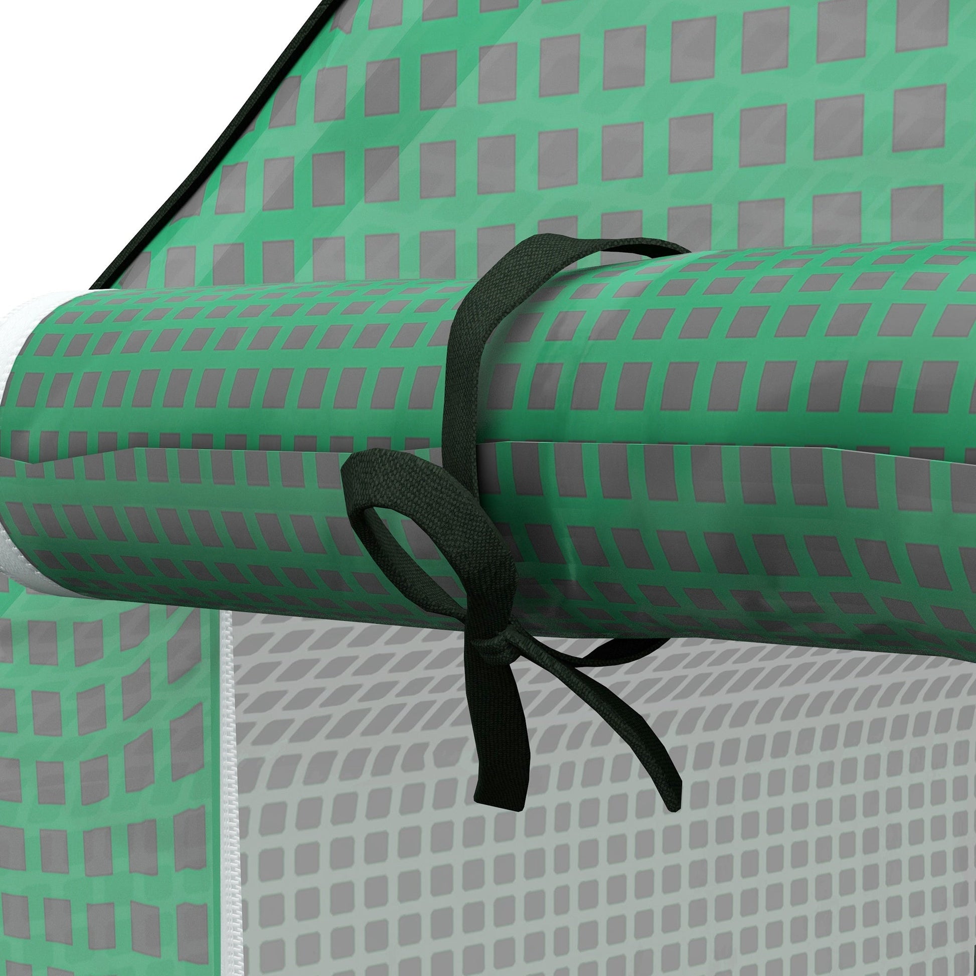 Walk-in Greenhouse Cover Replacement with Roll-up Door and Mesh Windows, Reinforced PE Hot House Cover, COVER ONLY, 140 x 143 x 190cm, Green