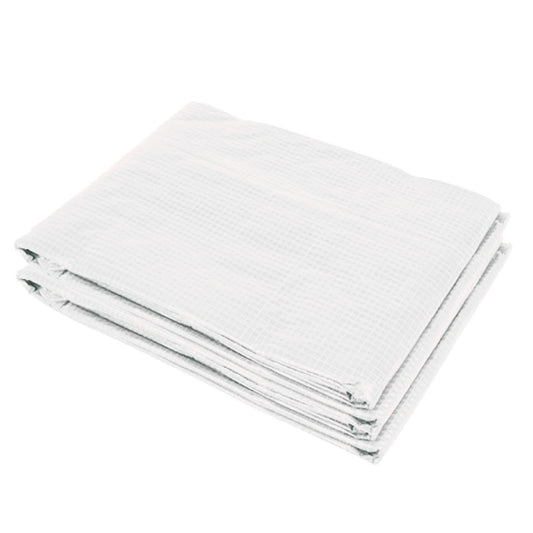 6 x 3 x 2m Greenhouse Replacement Cover ONLY Winter Garden Plant PE Cover for Tunnel Walk-in Greenhouse with Roll-up Windows Door Outdoor, White