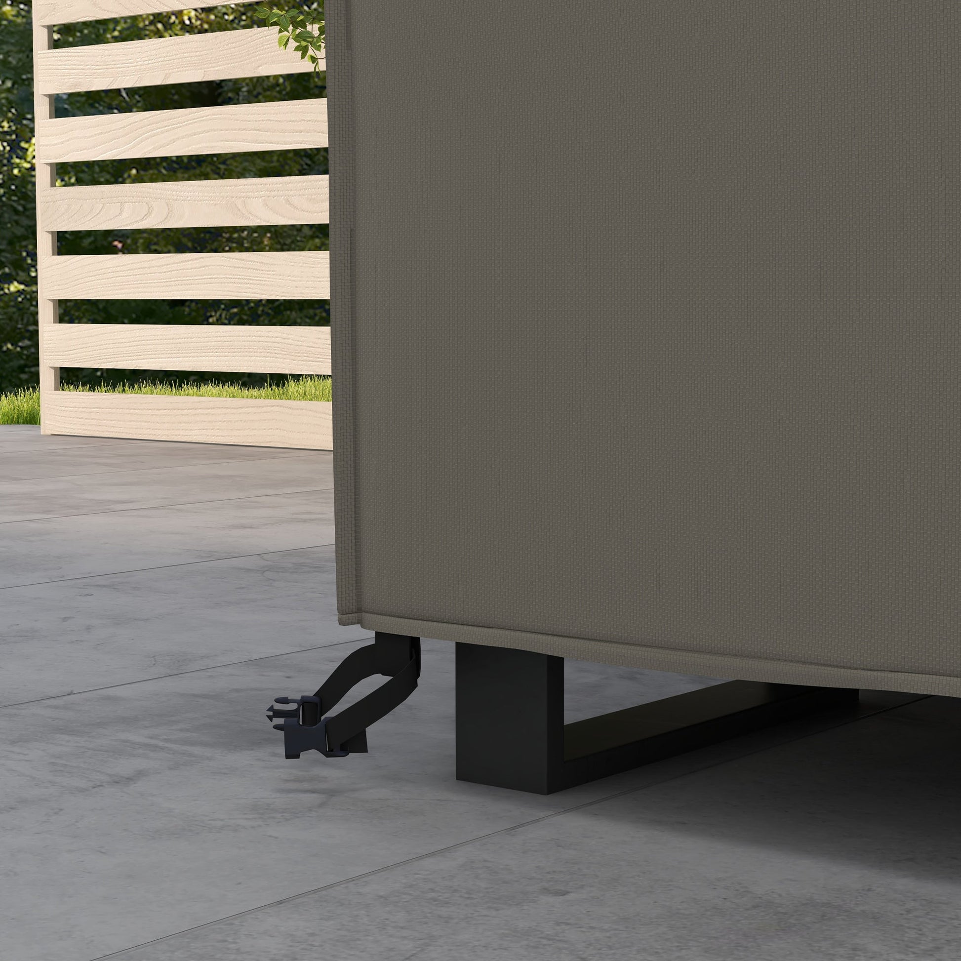 Large Patio Garden Furniture Set Cover 600D Oxford Square Waterproof, 230 x 230 x 70 cm, Grey