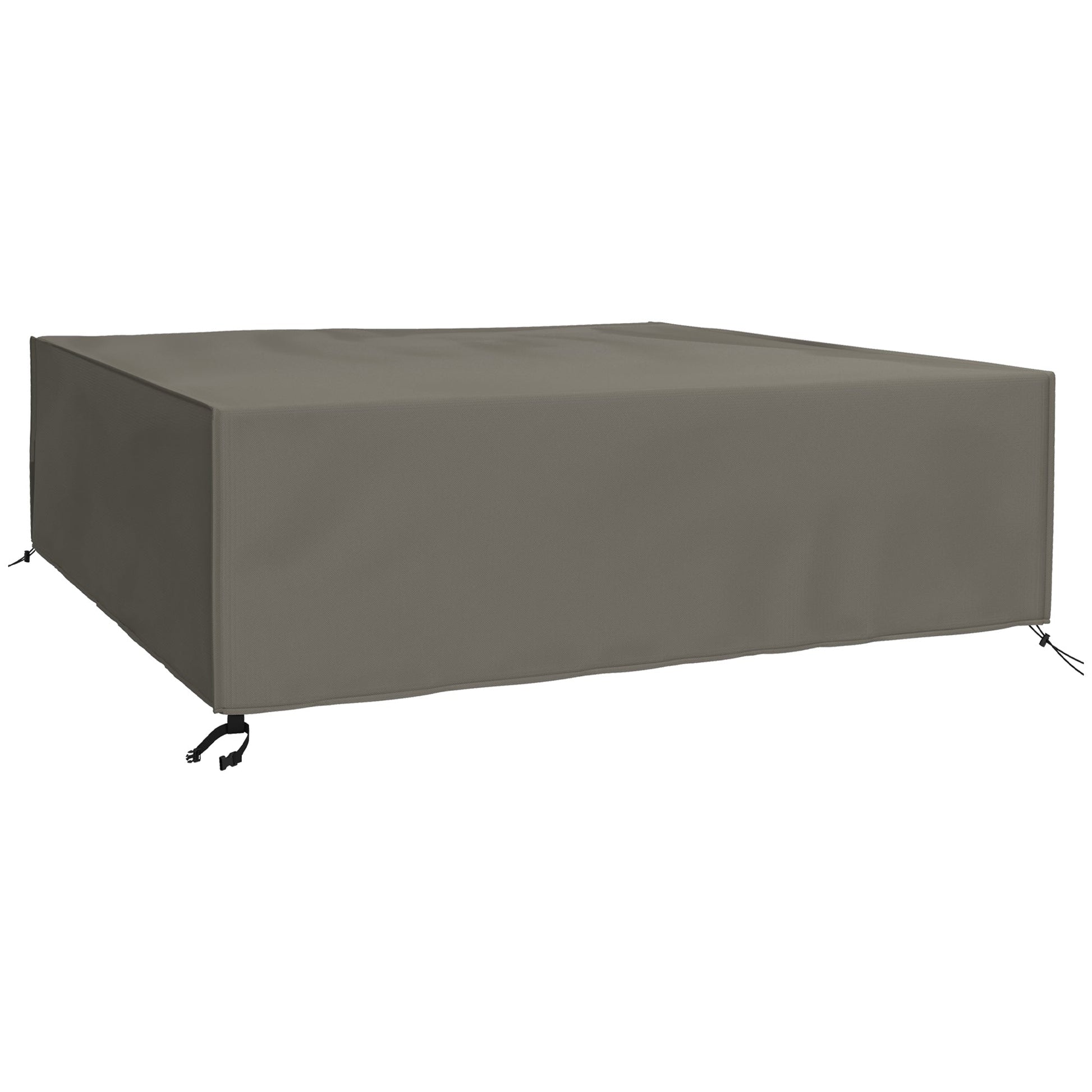 Large Patio Garden Furniture Set Cover 600D Oxford Square Waterproof, 230 x 230 x 70 cm, Grey