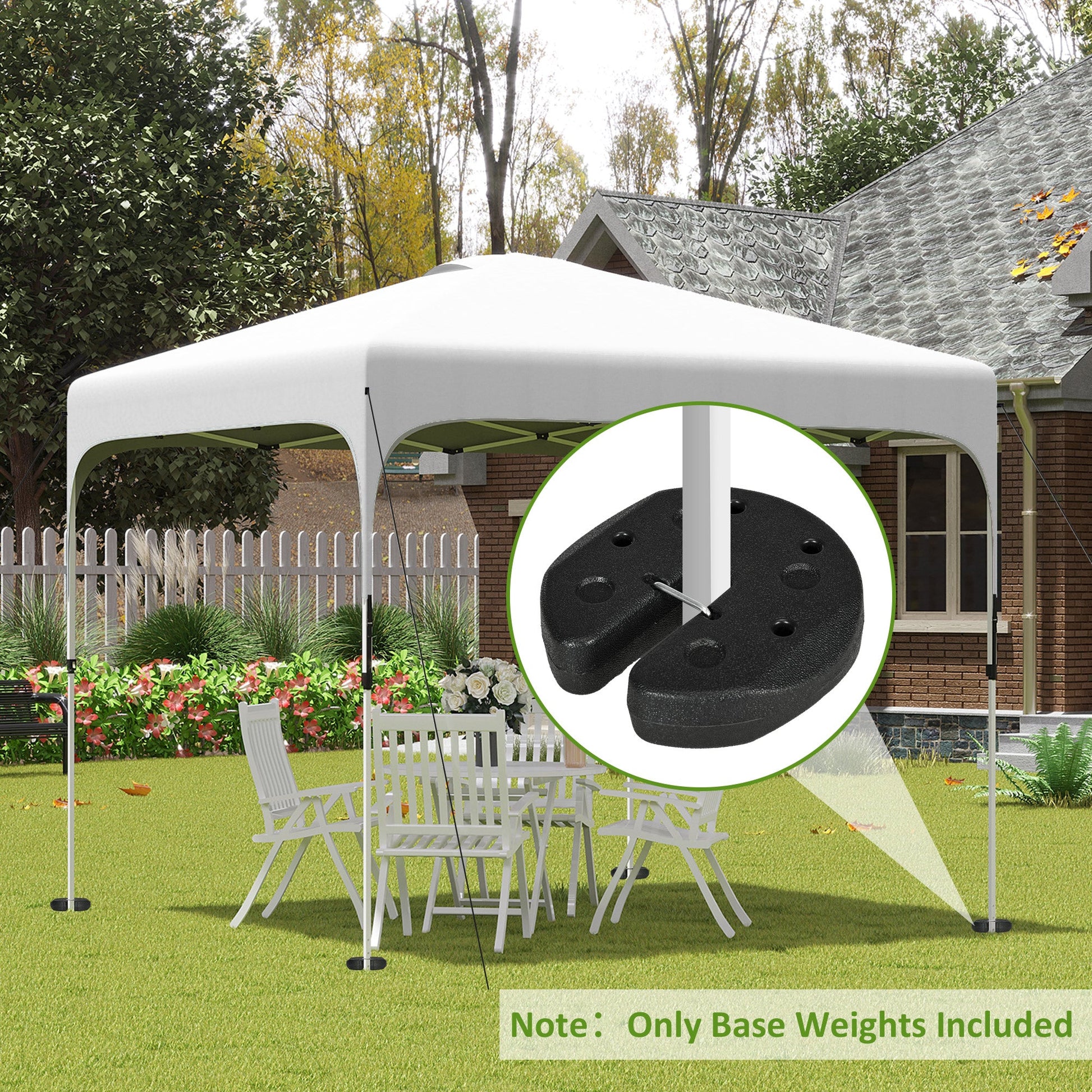 Gazebo Weights Set of 4, Total 12KG Weights for Gazebo Legs with Reinforce Pins and Carry Belt, for Gazebos Shelters Marquees Tents