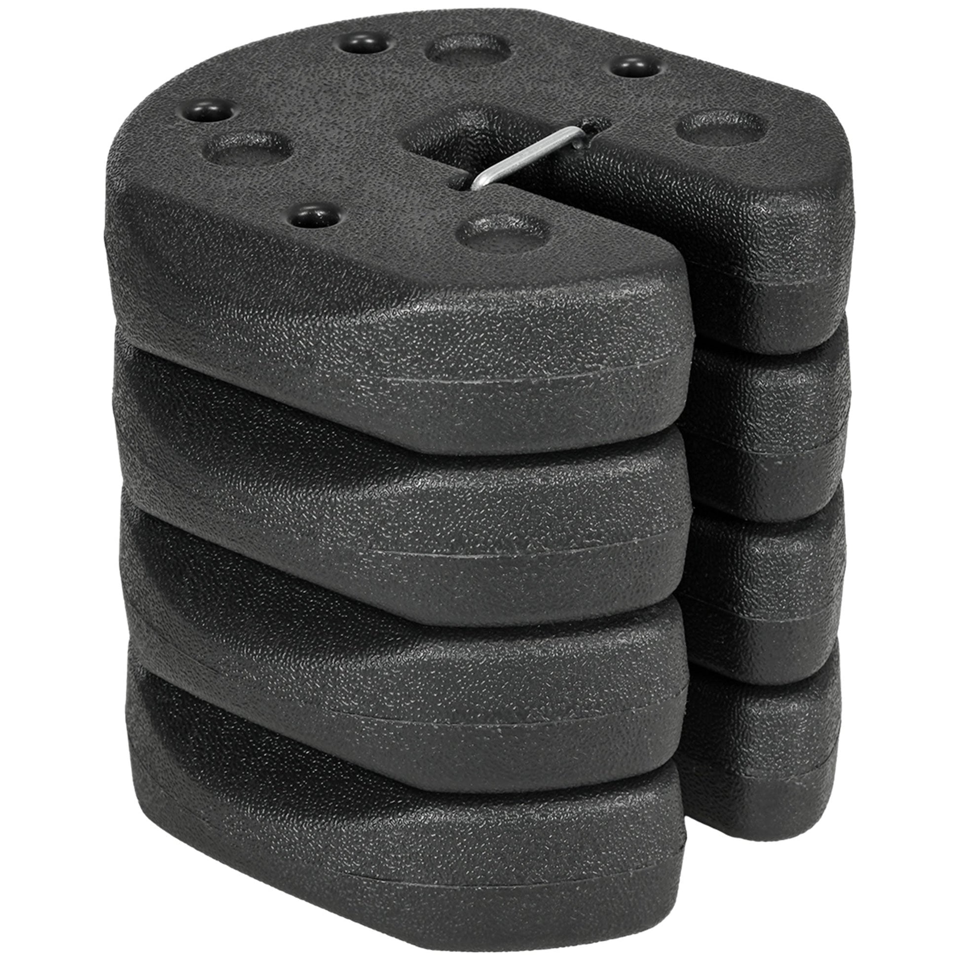 Gazebo Weights Set of 4, Total 12KG Weights for Gazebo Legs with Reinforce Pins and Carry Belt, for Gazebos Shelters Marquees Tents