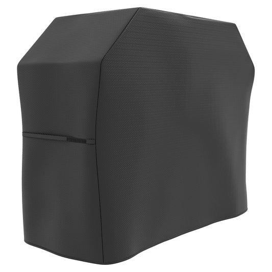 BBQ Cover for Rectangular Gas Grill, 420D Oxford Fabric Barbecue Covers, Waterproof UV Protection Rip-Proof, with Windproof Drawstring and Hook and Loop Fasteners, Black, 147 x 61 x 120cm