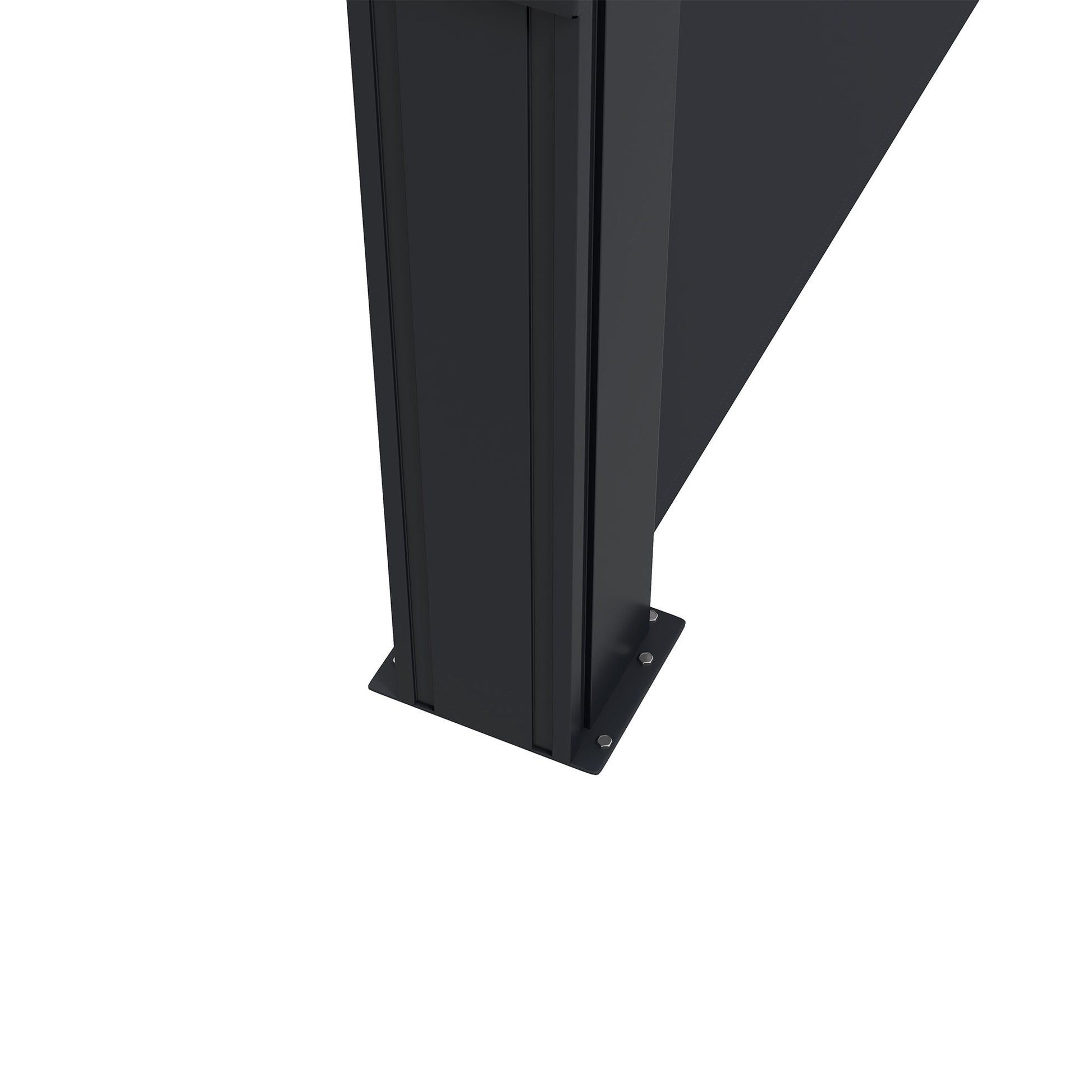 Retractable Side Awning, Garden Privacy Screen Divider, Full Cassette Wind Breaker for Hot Tub, Balcony, Terrace, Pool, 400 x 160cm, Black