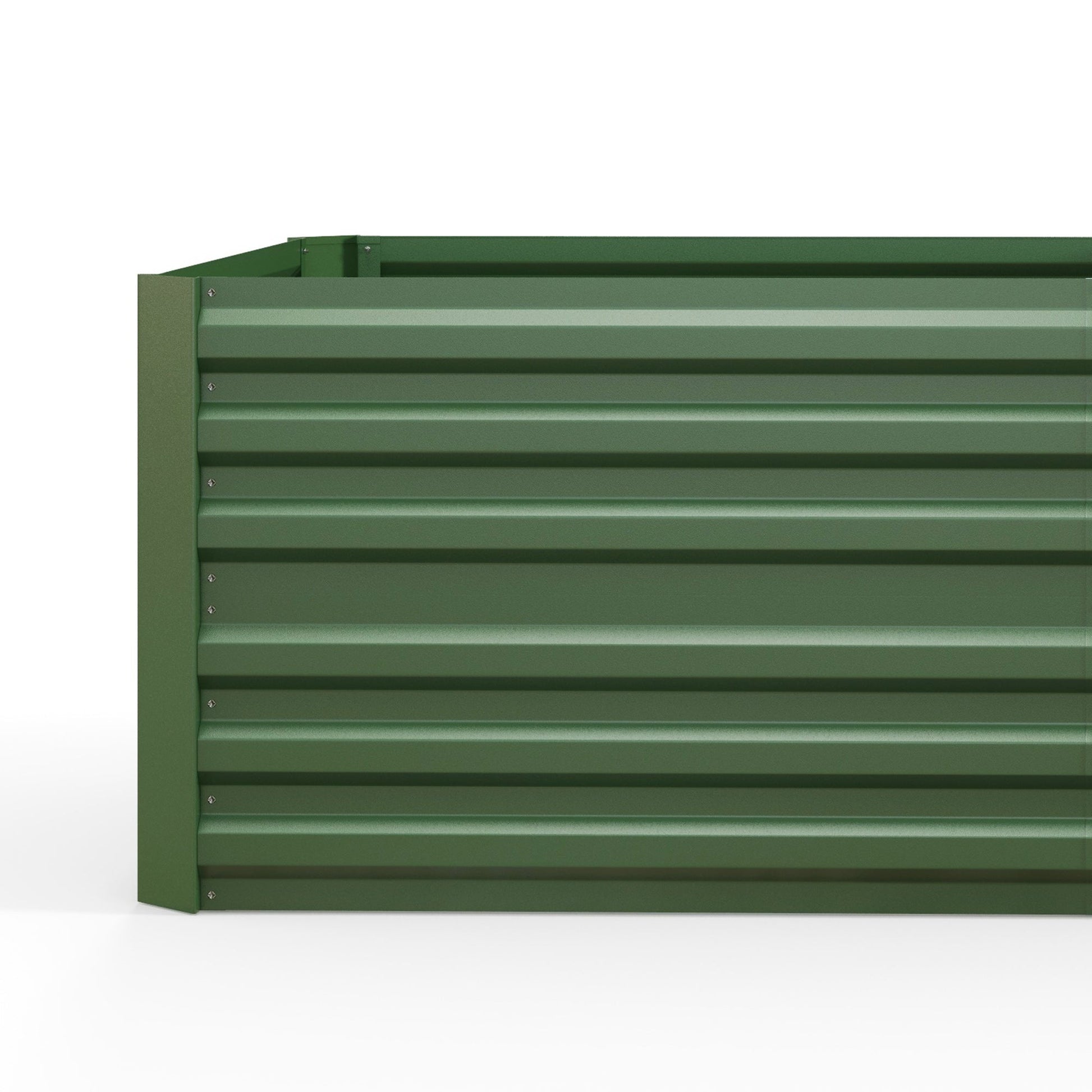 Raised Beds for Garden, Galvanised Steel Outdoor Planters with Multi-reinforced Rods for Vegetables, Plants, Flowers and Herbs, 180 x 90 x 59 cm, Green